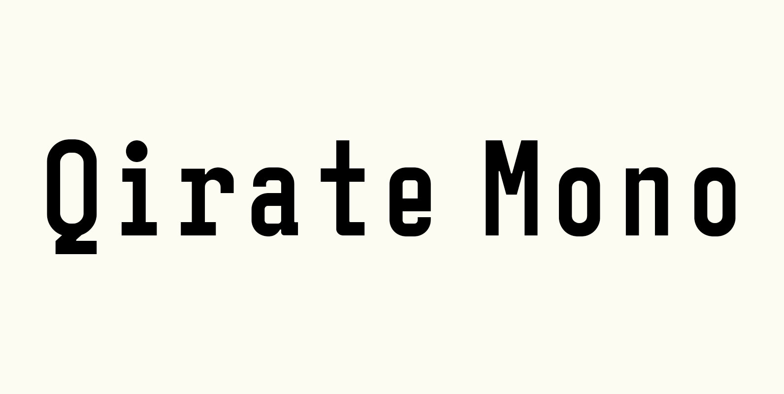 Qirate Mono